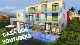 Casa dos Youtubers de Portugal │The Sims 4 Speed Build [upl. by Nekial]