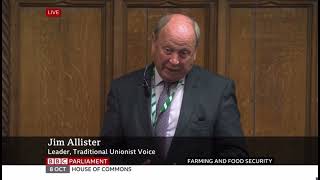 Jim Allister highlights the fact farmers in NI are governed by laws they do not make amp cannot change [upl. by Mollee801]