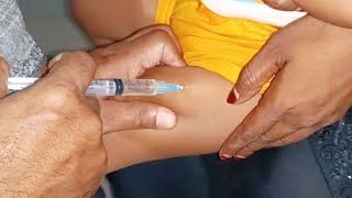 Ceftriaxone 500mg Triject  amp Dexamethasone intramuscular injection Video 24 Ep 86 Injection Tips [upl. by Laeno146]