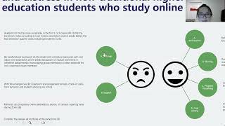 Wuwei Gong HERDSA 2024 poster presentation P132Stress management implications for online learning [upl. by Norrab]