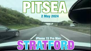 Pitsea SS13 to Stratford E15 via Ilford Lane 2524 [upl. by Pernick]