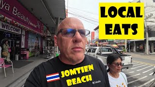 Local Eats  Jomtien Beach Pattaya Thailand 🇹🇭 [upl. by Arakawa]