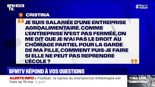 Selon mon entreprise je nai pas le droit au chômage partiel pour garder ma fille Comment faire [upl. by Jaf]