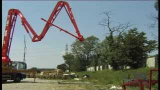 CIFA K35L boom operation [upl. by Needan]