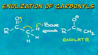 Enolization of Carbonyls Thermodynamic vs Kinetic Enolates [upl. by Bowers]