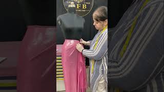 Draping skirt cutting tutorial [upl. by Elleryt]