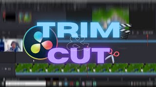 DaVinci Resolve 17  Trim amp Cut Tutorial 1 Minutes [upl. by Amees]