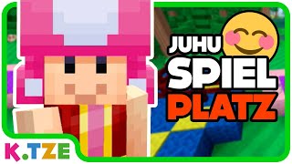 Spielplatz Kinder bauen mit Toadette 🎡😍 Minecraft für Kinder  Folge 9 [upl. by Judenberg]