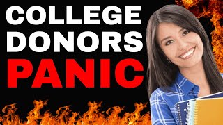 Woke COLLEGE donors PANIC threaten LAWSUITS as White Students get PAID SCHOLARSHIPS [upl. by Reisch]