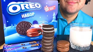 ASMR OREO PARTY MUKBANG CHOCOLATE amp COOKIES EATING SOUNDS EATING SHOW [upl. by Caddric]