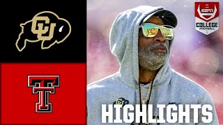 Colorado Buffaloes vs Texas Tech Red Raiders  Full Game Highlights  ESPN College Football [upl. by Dlarej]