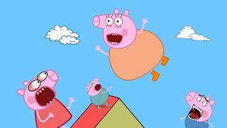 Peppa Pig Enjoys Bouncing on Trampolines  Funny Peppa Pig Try To Not Laugh Episode 2 [upl. by Ecila]