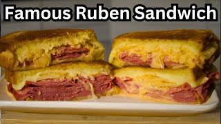 How To Make The Famous Ruben Sandwich Taste Delicious [upl. by Alaj]