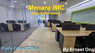 Menara IMC Fully Furnished Corporate Office for Rent 1990 sqft with 45 Workstations [upl. by Burn]