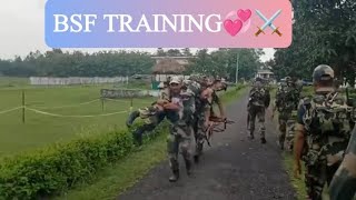 BSF Training video ⚔️🔥viralvideo sscgd training army bsf crpf itbp indianmilitary [upl. by Davie429]