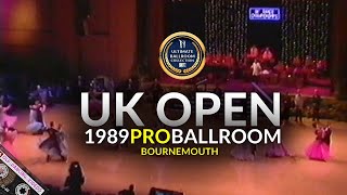 1989 UK Open Dance Championships  PROFESSIONAL BALLROOM  BOURNEMOUTH BIC [upl. by Kyd]