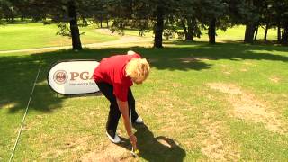 Professional Golf Tip Hit Through the Ball  Sweeping Irons [upl. by Eirelav]