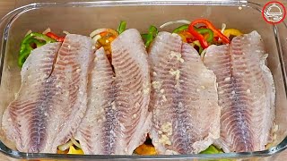 Este es el Filete de pescado al horno más rico que ya viste [upl. by Eimmit]