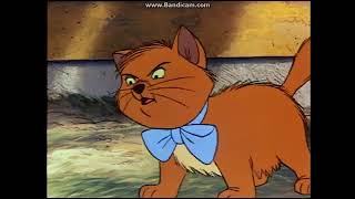 Aristocats Toulouse All Hissing and Spitting Reused Animation [upl. by Nimajaneb]