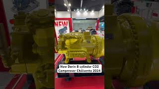 New Dorin CO2 Compressor 8 cylinders 750 HP chillventa2024 gonatrefs [upl. by Tymes225]