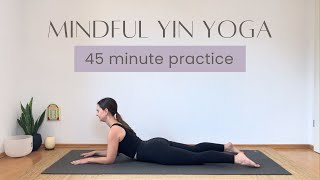 Relaxing Yin Yoga45 Minute Mindful Full Body Stretch [upl. by Apollus394]