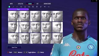 Kalidou Koulibaly FIFA 21 Pro clubs look alike tutorial  NAPOLI FC  SENEGAL  Perfect Defender [upl. by Noreht904]