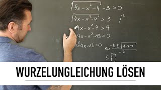 Wie ist eine Wurzelungleichung zu lösen  Quadratische Lösungansätze [upl. by Freudberg558]