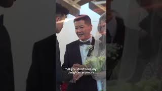 Dad gives away daughter at wedding and what he says will make you cry [upl. by Javed715]