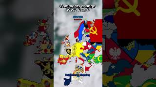 Top Comments Change WW2 Part 6 europe geography memes mapping map history ww2 europa [upl. by Averil758]