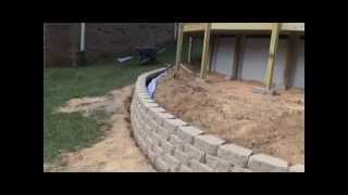 Landscaping Block Retaining Wall [upl. by Delorenzo]