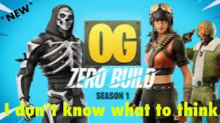 I Played OG Fortnite But It’s Zero Build [upl. by Quinlan680]