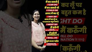 कमजोर English वाले ध्यान से सुनो  सारे Modal Verbs एक साथ  Nimisha Bansal english shorts [upl. by Elvie]