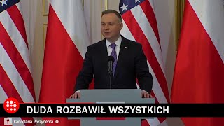 Andrzej Duda i jego słynne quotFriend in need is a friend indeedquot [upl. by Anaizit880]