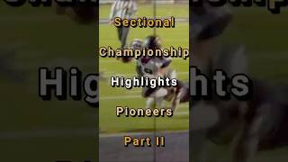 Sectional Championship Highlights Boonville Part 2 footballshorts highschoolfootball highlights [upl. by Eneryt]