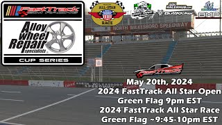 FastTrack Cup Series  All Star Night  North Wilkesboro Speedway  Ghost Racing Network [upl. by Bergstrom716]