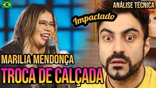 REACT Marília Mendonça  Troca de Calçada [upl. by Oisor]