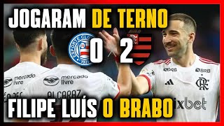 PÓSJOGO FLAMENGO GARANTE PONTOS IMPORTANTES BAHIA 0 X 2 FLAMENGO [upl. by Tannen]