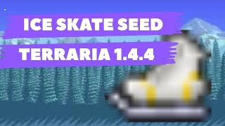 Terraria Ice Skate Seed 144 For Mobile [upl. by Hairaza]