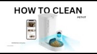 PETKIT YUMSHARE SOLO WITH CAMERA Cleaning Tutorial [upl. by Sashenka]