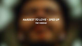 hardest to love the weeknd sped up [upl. by Katee]