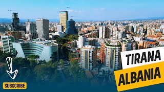 Tirana  Nentor 2024  Video by Drone  4K [upl. by Airahcaz]