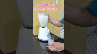 🌴🌴como hacer coctel de coco con leche y ron🥥🤤receta fácil y rápida [upl. by Ulrike]