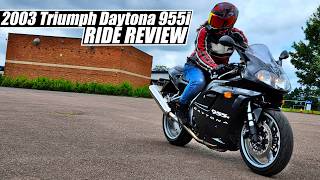 2003 Triumph Daytona 955i  First Impressions Ride Review  This One Surprised Me [upl. by Aurore522]