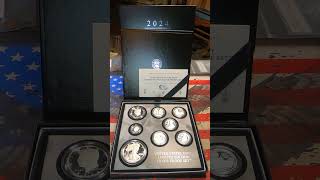 JUST RELEASED 2024 Limited Edition Silver Proof Set from the US Mint shorts silver coin [upl. by Aitan103]