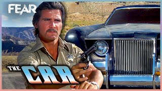 The Police Chase The Supernatural Killer Car  The Car 1977  Fear [upl. by Irac]