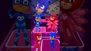 PJ Masks  CatBoy 🆚 Gekko 🆚 CatBoy 🆚 Gekko X Dance Song Tiles Hop EDM Rush shorts [upl. by Hayimas]