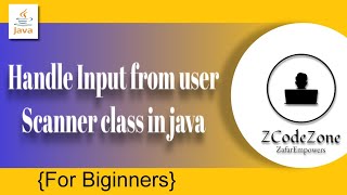 Mastering Java Scanners Input Handling and How to Take input from user In Java [upl. by Gael]