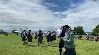 Kenmore and District Pipe Band Gr4 Medley Bellingham Gathering 2024 [upl. by Riabuz394]