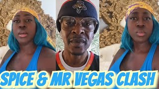 Dancehall Artists Spice amp Mr Vegas Clash Over Comment Romeich used Tiktoker  Beenie Man Slap Spice [upl. by Llij277]