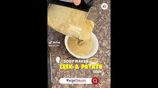 Soup Maker Leek amp Potato Soup shorts [upl. by Lladnar]